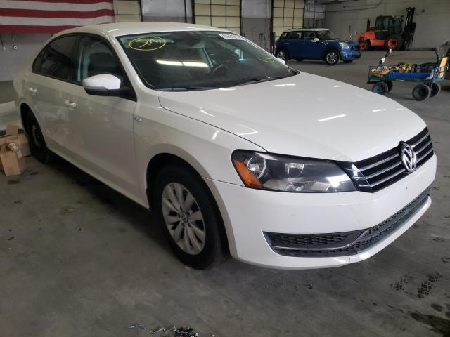 1VWAS7A31EC064213 - 2014 VOLKSWAGEN PASSAT S WHITE photo 1
