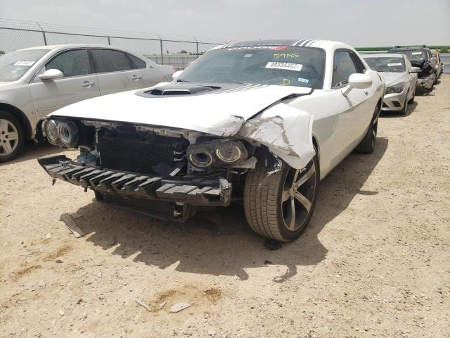 2C3CDZBT0KH504029 - 2019 DODGE CHALLENGER WHITE photo 2