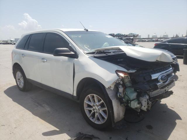 2FMDK3GC1DBE02364 - 2013 FORD EDGE SE WHITE photo 1