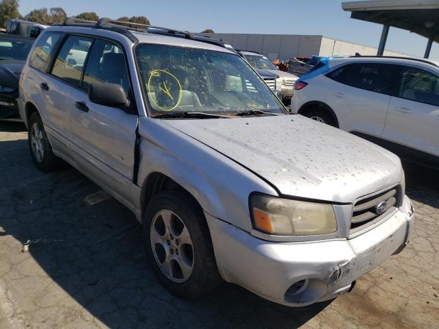 JF1SG65644H749885 - 2004 SUBARU FORESTER 2 SILVER photo 1