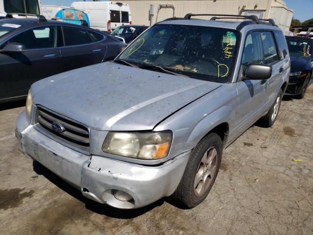 JF1SG65644H749885 - 2004 SUBARU FORESTER 2 SILVER photo 2