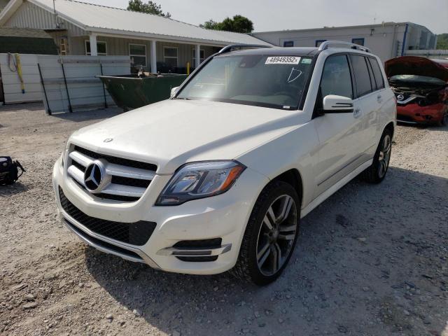 WDCGG8JB0EG262411 - 2014 MERCEDES-BENZ GLK 350 4M WHITE photo 2