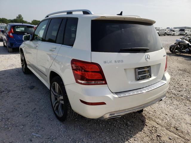 WDCGG8JB0EG262411 - 2014 MERCEDES-BENZ GLK 350 4M WHITE photo 3