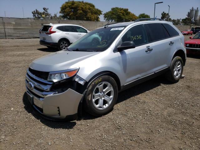 2FMDK4GC9DBA08732 - 2013 FORD EDGE SE SILVER photo 2