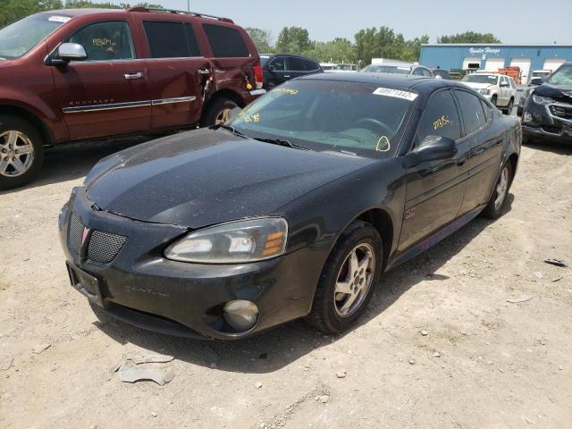 2G2WS522741271202 - 2004 PONTIAC GRAND PRIX BLACK photo 2