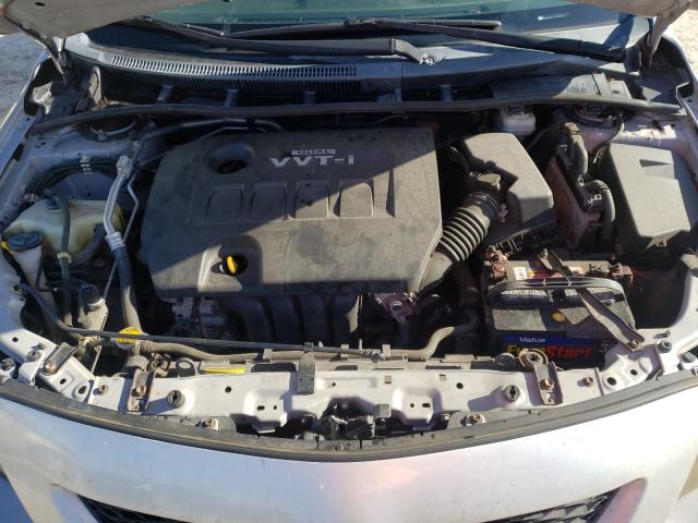 1NXBU4EE8AZ373463 - 2010 TOYOTA COROLLA BA SILVER photo 7