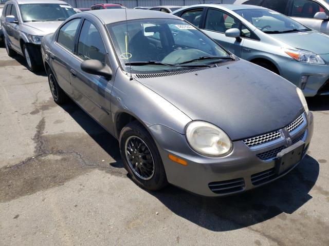 1B3ES26C25D247812 - 2005 DODGE NEON BASE GRAY photo 1