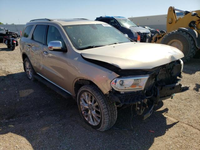 1C4SDJET3EC387977 - 2014 DODGE DURANGO CI GOLD photo 1