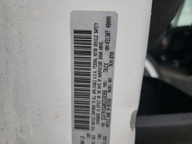 3C6TRVDG0KE532356 - 2019 RAM PROMASTER 白色 照片 10