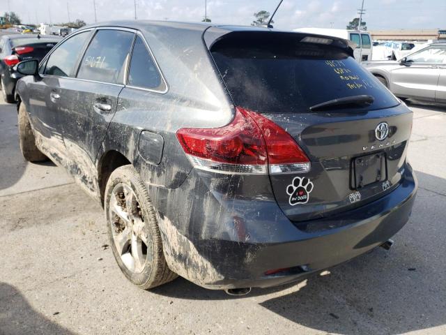 4T3ZK3BB3DU052662 - 2013 TOYOTA VENZA LE CHARCOAL photo 3