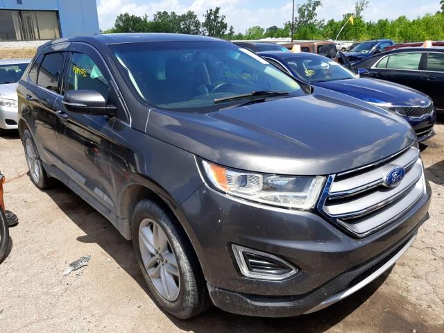 2FMPK4J98JBC59585 - 2018 FORD EDGE SEL GRAY photo 1