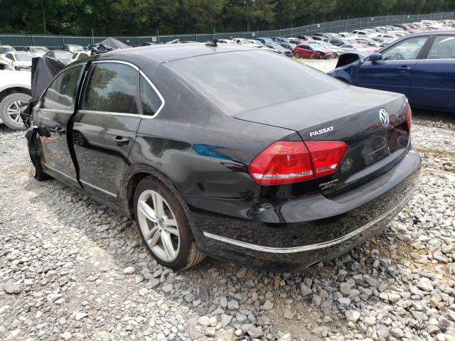 1VWCN7A36EC034477 - 2014 VOLKSWAGEN PASSAT SEL BLACK photo 3