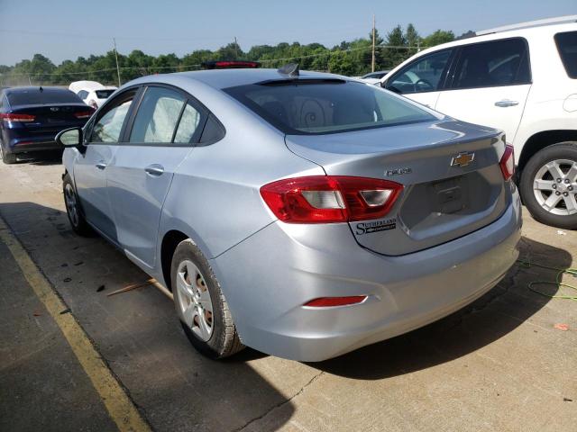 1G1BC5SM4H7143378 - 2017 CHEVROLET CRUZE SILVER photo 3