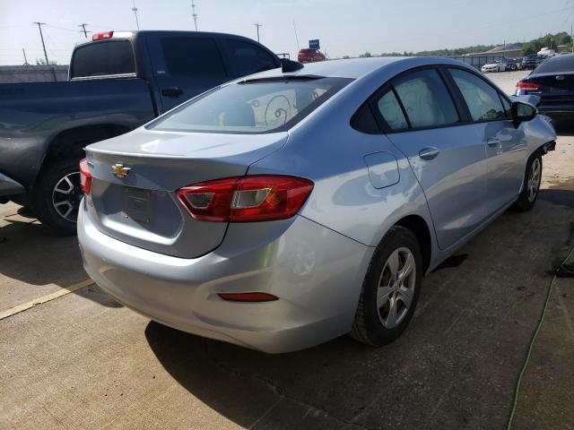 1G1BC5SM4H7143378 - 2017 CHEVROLET CRUZE SILVER photo 4