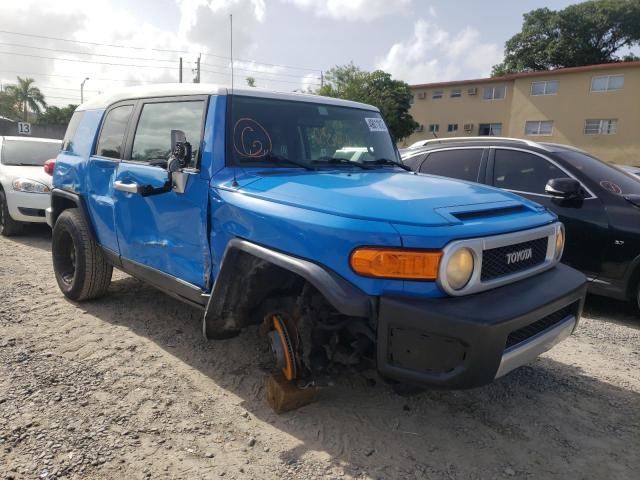 JTEZU11F370003307 - 2007 TOYOTA FJ CRUISER BLUE photo 1