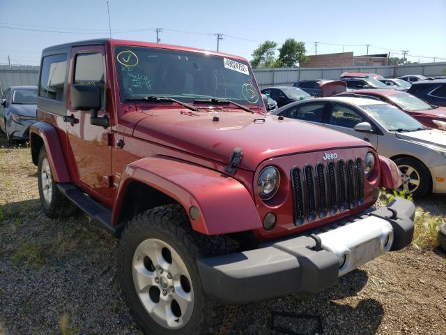 1C4AJWBG4DL549963 - 2013 JEEP WRANGLER S RED photo 1