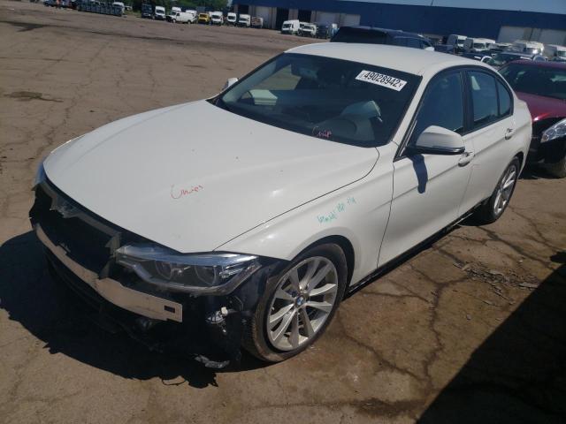 WBA8A3C53JA357934 - 2018 BMW 320 XI WHITE photo 2