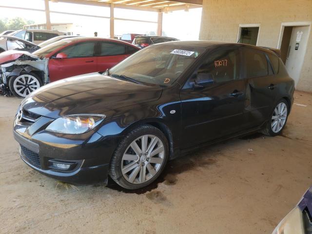 JM1BK34L381859128 - 2008 MAZDA SPEED 3 BLACK photo 2