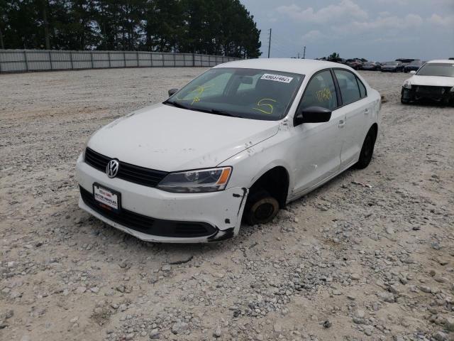 3VW2K7AJ9EM428928 - 2014 VOLKSWAGEN JETTA BASE 白色 照片 2