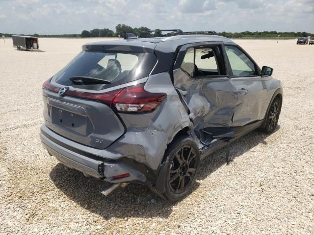 3N1CP5CV5ML472221 - 2021 NISSAN KICKS S GRAY photo 4