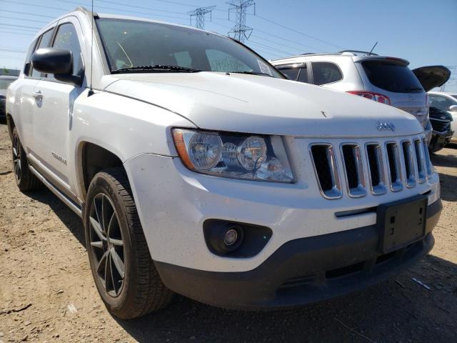 1C4NJCBA6CD716375 - 2012 JEEP COMPASS SP WHITE photo 1