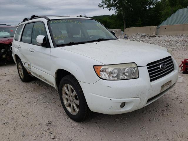 JF1SG65657H706676 - 2007 SUBARU FORESTER WHITE photo 1