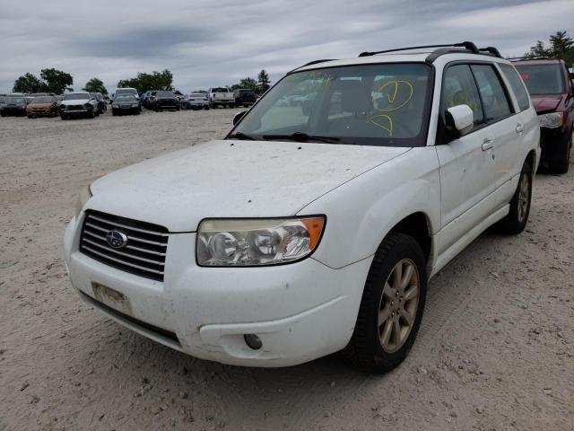 JF1SG65657H706676 - 2007 SUBARU FORESTER WHITE photo 2