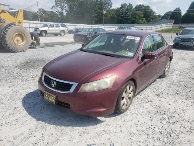 1HGCP26839A099522 - 2009 HONDA ACCORD EXL BURGUNDY photo 2