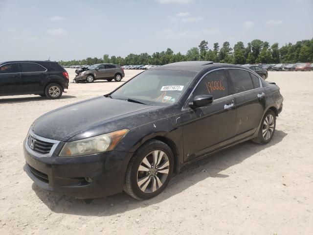 1HGCP36808A007710 - 2008 HONDA ACCORD EXL BLACK photo 2