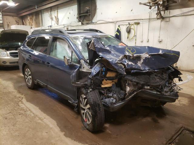 4S4BTAFC0M3132182 - 2021 SUBARU OUTBACK PR BLUE photo 1