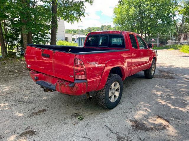 5TEUU42N16Z241323 - 2006 TOYOTA TACOMA ACC RED photo 4