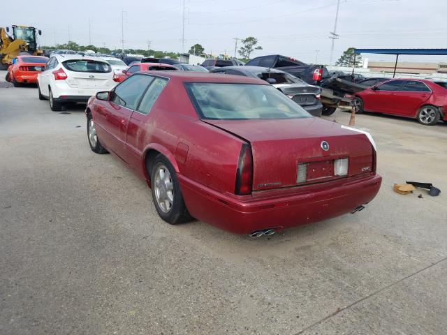 1G6ET1293YU168995 - 2000 CADILLAC ELDORADO T RED photo 3