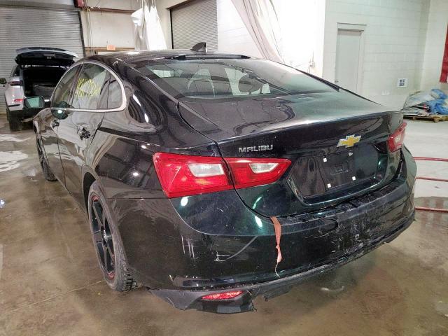 1G1ZC5STXGF301104 - 2016 CHEVROLET MALIBU LS BLACK photo 3