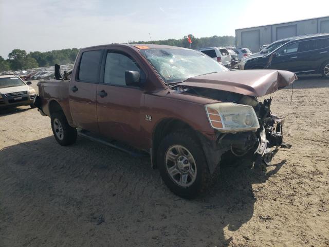 1N6AA07A84N515995 - 2004 NISSAN TITAN MAROON photo 1