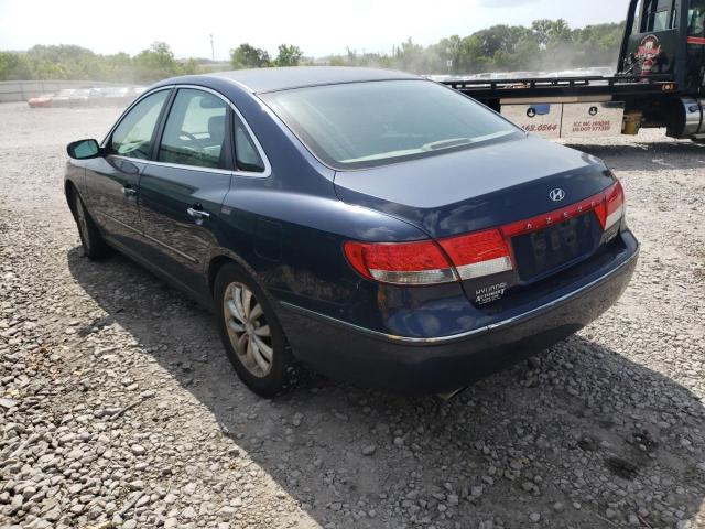 KMHFC46F86A083504 - 2006 HYUNDAI AZERA SE BLUE photo 3