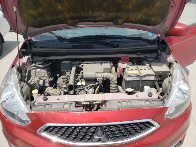 ML32A3HJ5HH017915 - 2017 MITSUBISHI MIRAGE ES RED photo 7