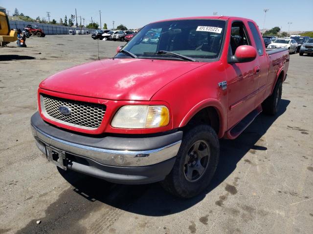 1FTRX18L51KE49431 - 2001 FORD F150 RED photo 2