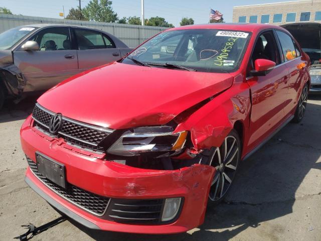 3VW4A7AJ7CM376370 - 2012 VOLKSWAGEN JETTA GLI RED photo 2