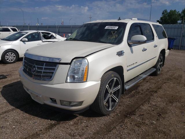 1GYFK66828R101529 - 2008 CADILLAC ESCALADE E WHITE photo 2