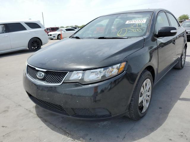 KNAFU4A21A5208878 - 2010 KIA FORTE EX BLACK photo 2