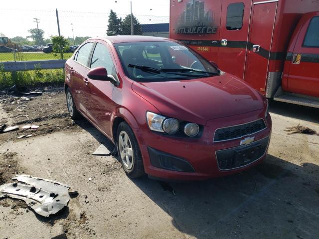 1G1JA5SHXE4116901 - 2014 CHEVROLET SONIC LS RED photo 1