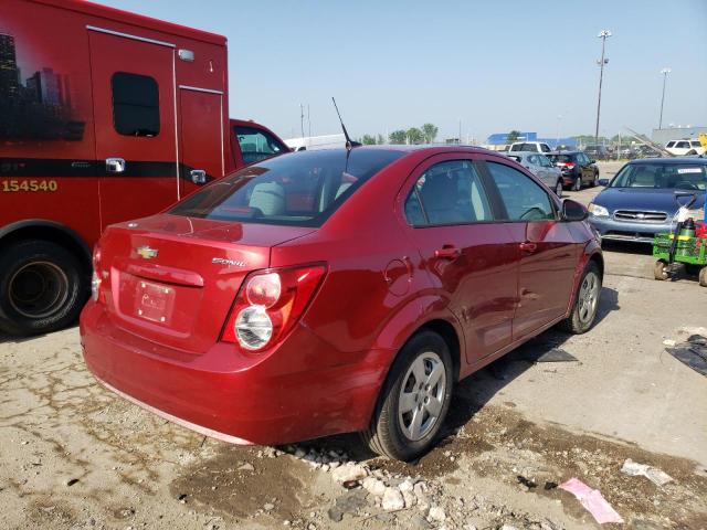 1G1JA5SHXE4116901 - 2014 CHEVROLET SONIC LS RED photo 4