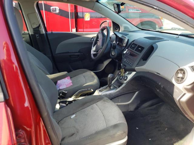 1G1JA5SHXE4116901 - 2014 CHEVROLET SONIC LS RED photo 5