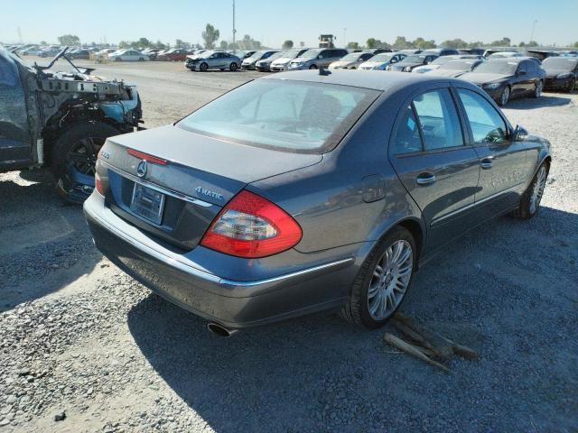 WDBUF87X08B301951 - 2008 MERCEDES-BENZ E 350 4MAT GRAY photo 4