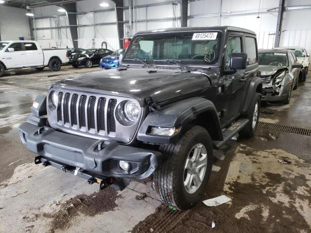 1C4GJXAG7KW622126 - 2019 JEEP WRANGLER S GRAY photo 2