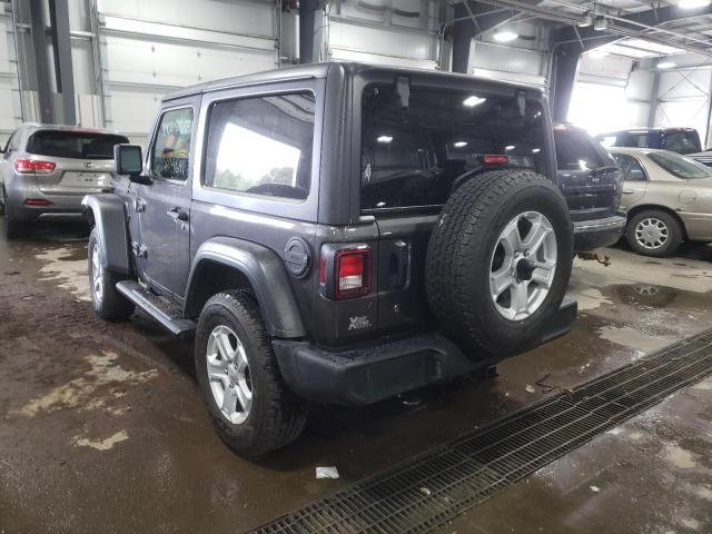 1C4GJXAG7KW622126 - 2019 JEEP WRANGLER S GRAY photo 3