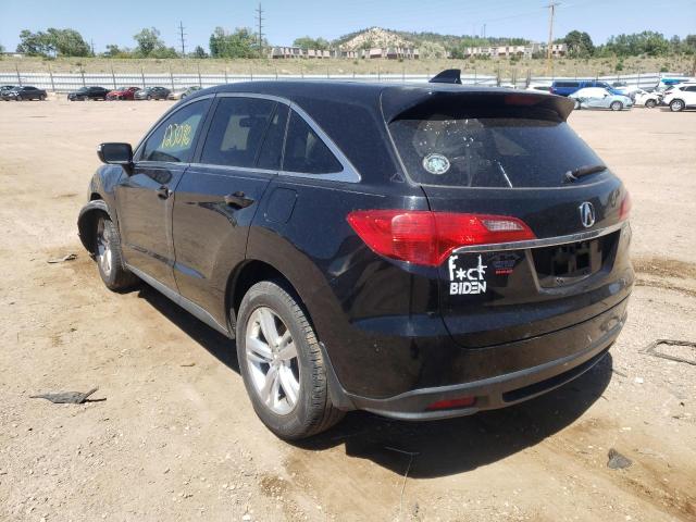 5J8TB3H34EL003210 - 2014 ACURA RDX BLACK photo 3