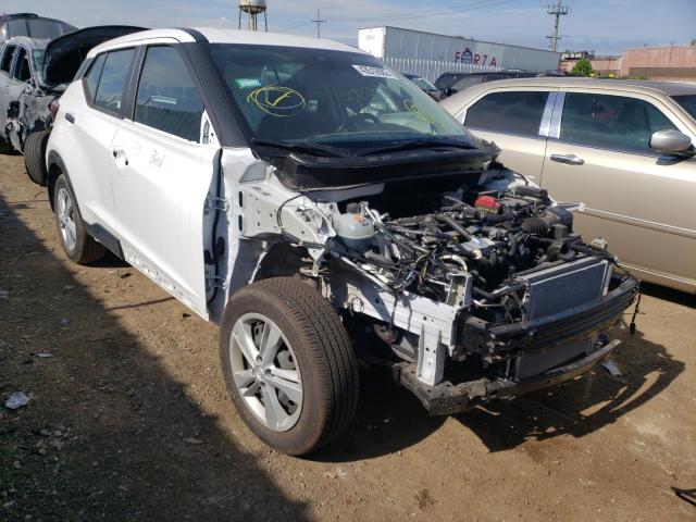 3N1CP5BV4NL496786 - 2022 NISSAN KICKS S WHITE photo 1