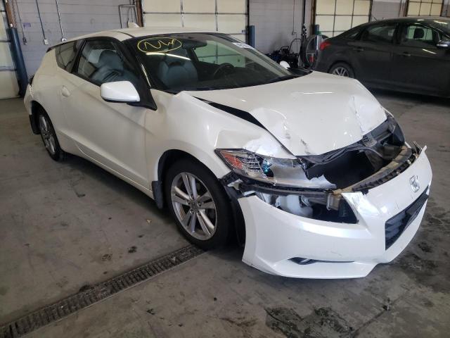 JHMZF1D45BS005497 - 2011 HONDA CR-Z WHITE photo 1