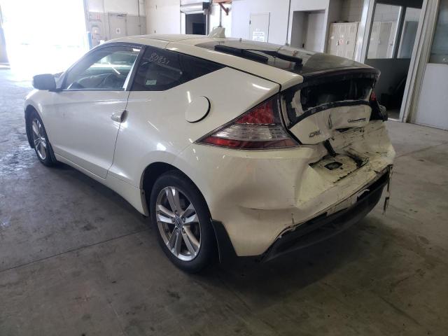 JHMZF1D45BS005497 - 2011 HONDA CR-Z WHITE photo 3